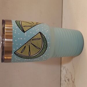 POLAR CAMEL 32 oz Double Wall Insulated Tumbler Cup Lime Slices  Theme